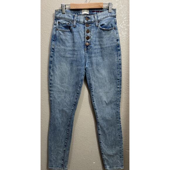 Alice + Olivia High Rise Skinny You Look Good Jeans Womens Size 25 - Picture 1 of 7